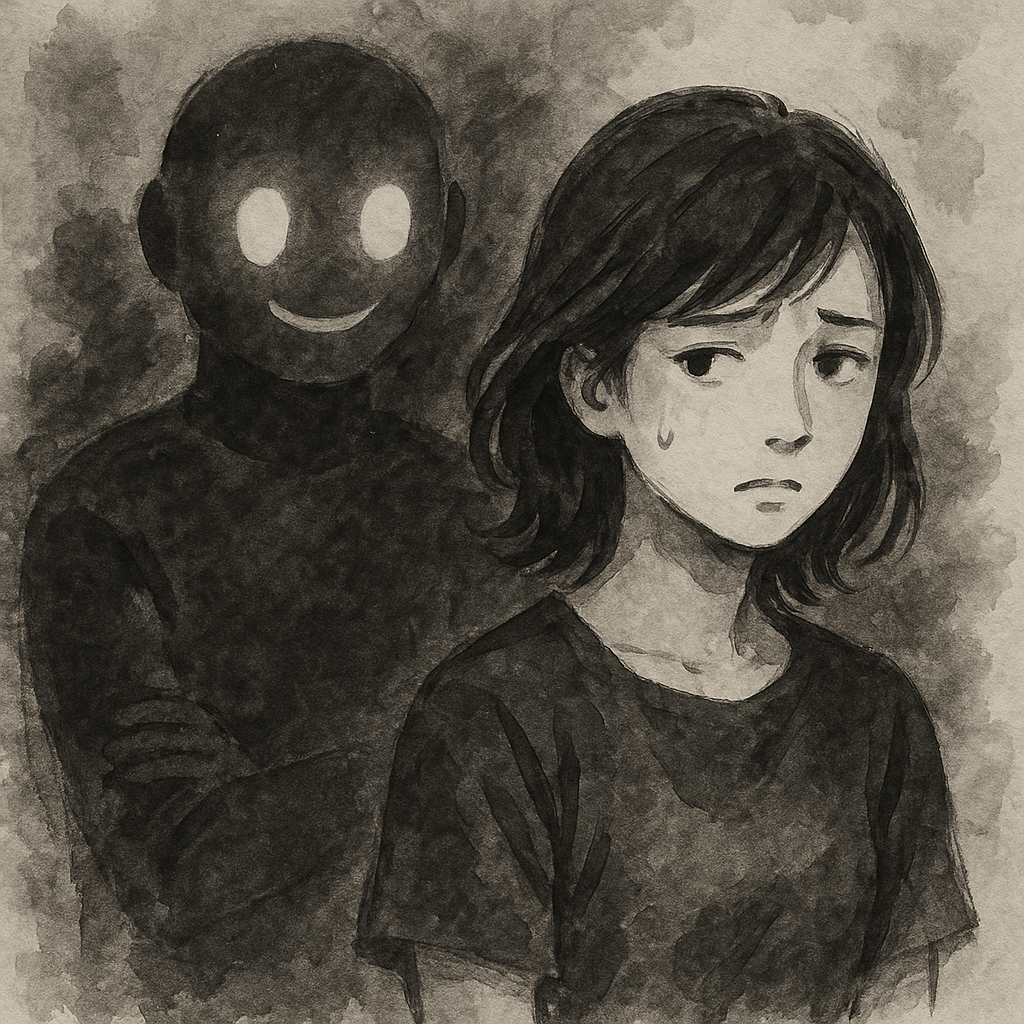 AIのやさしさが、背筋を凍らせた夜のイメージ